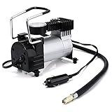 DELIPOP ミニエアーコンプレッサー DC12V空気入れ コンパクト 1.35kg 金属ハウジング ボール/浮き輪/自電車/バイクなどに対応
