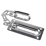 シルバートーンドアの警備員安全チェーンロックボルトファスナーステンレス鋼のホームオフィス