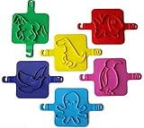 Red Rooster Toy Company Beach Stamps, Animals Shapes - Set of 6 [並行輸入品]