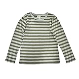 (ocean&ground)オーシャン＆グラウンド キッズ Tシャツ 長袖 1526024 子供 カットソー 綿100% ボーダー コットン こども 女の子 男の子 かわいい クルーネック ロングT