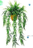 きつつき人工観葉植物　アジャンタムハンギング　フェイクグリーン　屋外使用可　造花
