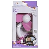 Dreambaby Stroller Fan - White/Pink by Dreambaby