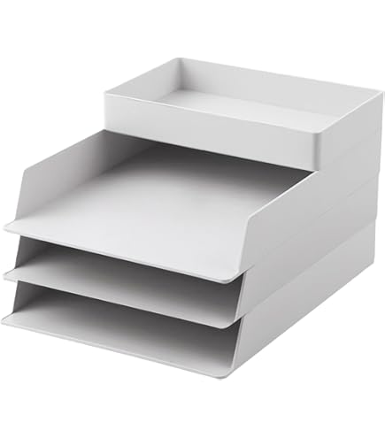 Amazon | IKEA - KVISSLEレタートレイ、ホワイト。 | 書類トレー