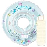 Swimavaスイマーバ 【日本正規品】うきわ首リング&美人家オリジナル ベビー用レッグウォーマー (マカロングリーン+美人家オリジナル ベビー用レッグウォーマー)
