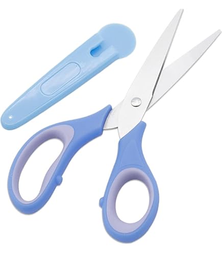 Amazon | クツワ STAD 学童工作 はさみ ブルー SS106BL | 学校用はさみ