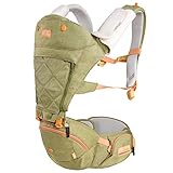 【ベビーアムール 】Bebamour 抱っこ紐人気 ベビーキャリアー 新生児から 6way 軽いし多機能 アルミニウム製支柱 最上級のコンフォート 素敵な色 (グリーン)