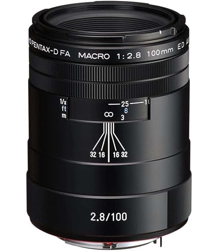 Pentax 100 mm Smc D FA Macro F2.8 WR High-Quality Telephoto Macro