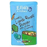 Ella's Kitchen Organic Lovely Lamb Roast Dinner with All the Trimmings 10mth+ (190g) すべてのトリミングの10Mth