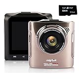 Topepop 1080P Car Camera DVR Camcorder Night Vision WDR Cycle Recording Dash Cam with G-Sensor 32G T