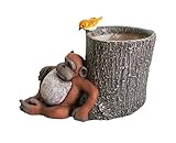 【正規輸入品】 feeDECO 植木鉢 Animal Pot Cover [Monkey Break]