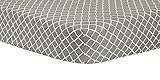 Trend Lab Gray Diamond Crib Sheet