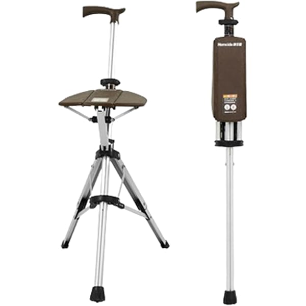 ステッキチェア　折り畳みチェア ステッキチェア 折り畳み ステッキ チェア 耐荷重150kg 介護 お