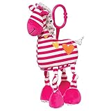 Manhattan Toy Brights Baby Activity Toy with Discovery Mirror Pink Giraffe [並行輸入品]