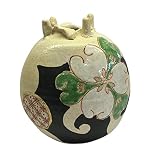 マルサン宮本 九谷焼 花瓶(大) 色華 緑