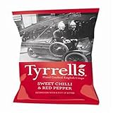 Tyrrells Sweet Chilli & Red Pepper Cris 150 g (order 12 for trade outer) / TyrrellsスウィートチリWWWW唐辛子クリス150グラム（商品外にするため12 ）