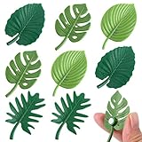 モンステラ植物冷蔵庫マグネット 8個 ミニ熱帯葉冷蔵庫マグネット かわいいマグネット ロッカー冷蔵庫 ホームオフィス装飾