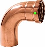Viega 20638 ProPress Zero Lead Copper XL-C 90-Degree Elbow with 2-1/2-Inch FTG x P [並行輸入品]