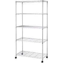 Amazon｜棚 ルミナス互換 メタルルミナスラック 幅90 5段