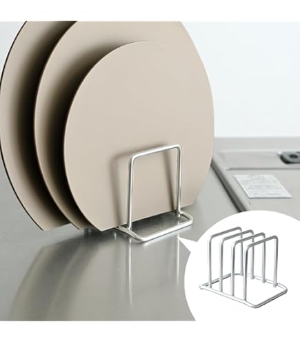 Amazon｜若林工業 極厚ステンレス まな板スタンド 3枚立て WA-2396