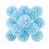 Lovoski 約３０個　人工デイジーブーケ　工芸　造花　シルク　球状　ヘッド　DIY　結婚式　ホーム装飾　10色選べる - カラー3