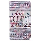 UNEXTATI Xperia Z5 (Mini) ケース 高品質 合皮レザーケース マグネット 全面保護 手帳型 ケース カバー カードホルダー 付き スタンド 防塵 防水 Sony Xperia 