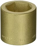 Ampco Safety Tools SS-3/4D37MM Socket, Standard, Non-Sparking, Non-Magnetic, Corrosion Resistant, 3/