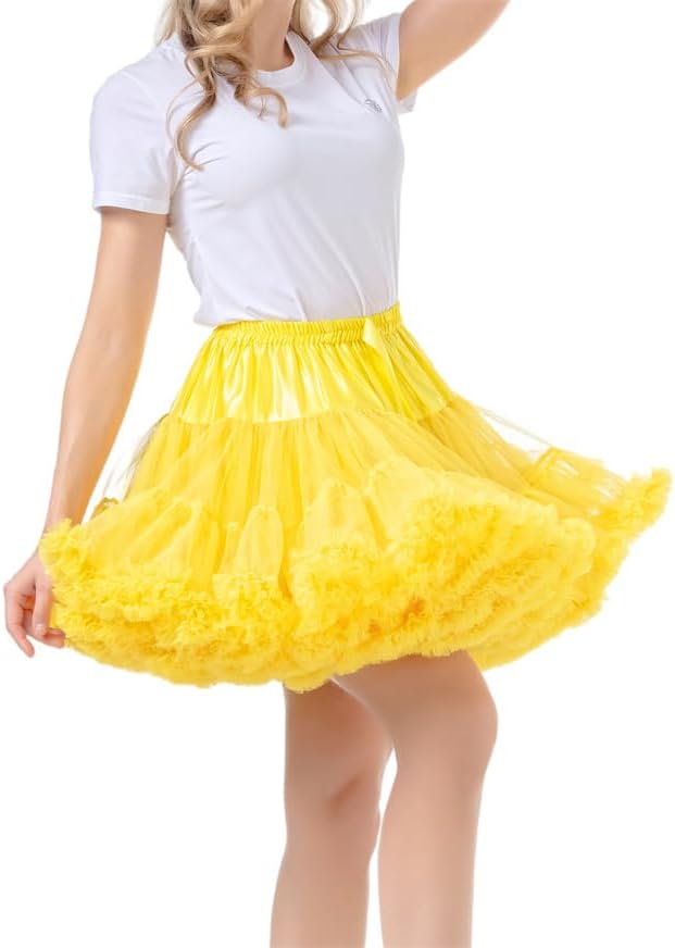 [TUTUJI] パニエ ボリューム スカート チュチュスカート チュール ペチコート ふんわりパニエ 40cm