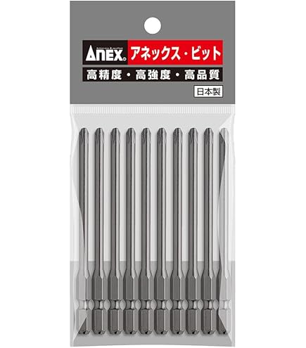 Amazon | アネックス(ANEX) カラービット 段付 +1x100 10本袋 AC-16M