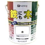 カンペハピオ 1回塗りハウスペイント 白  4L