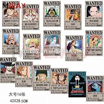 お買い得モデル ワンピース Piece One 手配書ポスター16個 コミック アニメ Evroprylad Com Ua