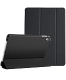 ProCase iPad Pro 9.7"ケース スマート 超スリム スタンド フォリオ保護ケース 半透明フロスト バックカバー 対応機種: iPad Pro 9.7" 2016 (A1673 A1674 A1675) - ブラック