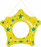 ドウシシャ 浮き輪 変形 イエロースター 60cm 子供用