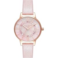 【新品電池】オリビアバートン 腕時計 ワンダーランド ミディ マザーオブパール オリビア・バートン」より、やわらかなパステルカラーが可愛い