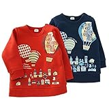 【アウトレット】 La Chiave トレーナー(80～130cm) キムラタンの子供服 ネイビーブルー 80 ( 53369x53569-144 )