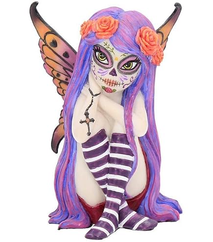 Nemesis Now Azula - Statuetta in resina, 11 cm, colore: Blu