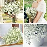 meiyiuプラスチックウェディングフラワーPretty人工フェイクGypsophila Babys Breath花植物ホームウェディングの装飾