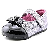 Natural Steps Scarlett ベビー 米国 2 シルバー メアリージェーンズ [並行輸入品]