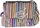 Kalencom Laminated Buckle Bag, Cobalt Stripes by Kalencom [並行輸入品]