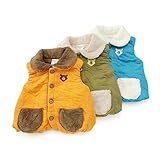 mother goose (マザーグース ) ベスト (70～80cm) キムラタンの子供服 (11584-173) カーキ 80