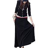 [SHARE ITEMS] ジップアップパーカー レディース 可愛いロングスカート 3色展開 美シルエット 部屋着 お出かけ 春秋冬 セットアップ アクティブ