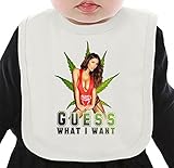 Cannabis Dreamin ネクタイを有する有機ビブ Medium