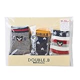 [ミキハウス] MIKIHOUSE 【ダブルＢ】 ソックスパック3足セット （11cm-21cm） 64-9616-619 ブルー 11-13cm