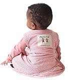 夜泣き対策,足が閉じてある寝袋式のメリノウール スリーパー薄手（2～4歳幼児用、ラスベリー色）