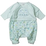 《秋冬春対応》 LoveLoveKids(ラブラブキッズ)ベロアクマ&ミツバチPtモンキーオール 60cm /サックス NO.KK-31-3960