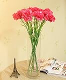 可憐で かわいい 造花の カーネーション 20本 ローズ 母の日 インテリアに