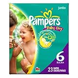 Pampers Baby Dry - Jumbo Pack Size 6 35 lbs and up (並行輸入品)