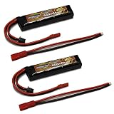 OPTION No.1 LiPo バッテリー High Power 560mAh 7.4V（小型コネクター/ハンドガン） 2個セット
