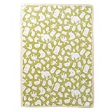 西川産業 URBAN ELK タオルケット グリーン LFP6001809-G UE2070