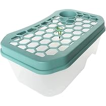 Amazon | TOUCH&CUTE カメ用水槽 大きい 60*35*25CM カメ 水槽 亀の