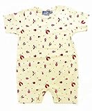 マックザヤック(Mak the yak) 半袖 カバーオール ロンパース (てんとう虫) 6-12M（80cm） 【ラッピング選べます】 出産祝い ベビー服 女の子 新生児 ギフト プレゼント NY発